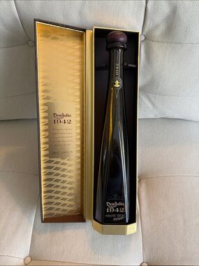 Don Julio 1942 Tequila Bottle (empty) and Box